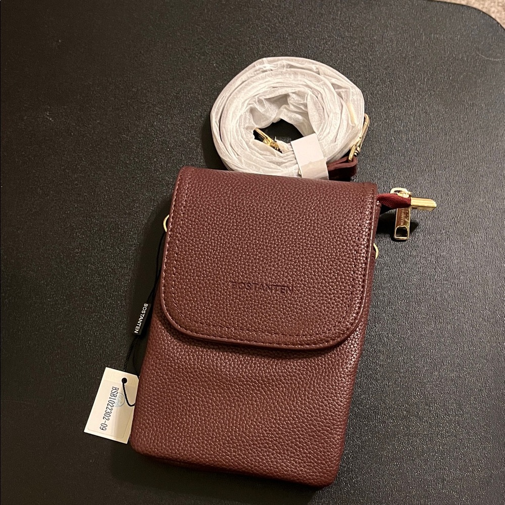 NWT Bostanten Brown Crossbody Bag